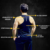 Men's Athleisure Tank Tops Sleeveless T-Shirts For Workout - Pack of 2